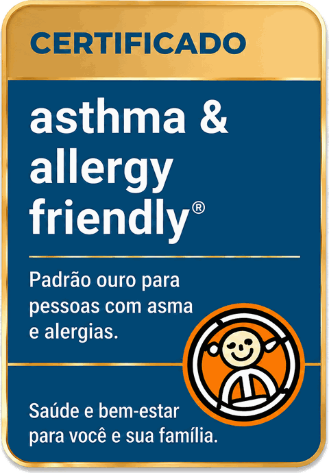 Selo Certificado asthma & allergy friendly (AAFA)